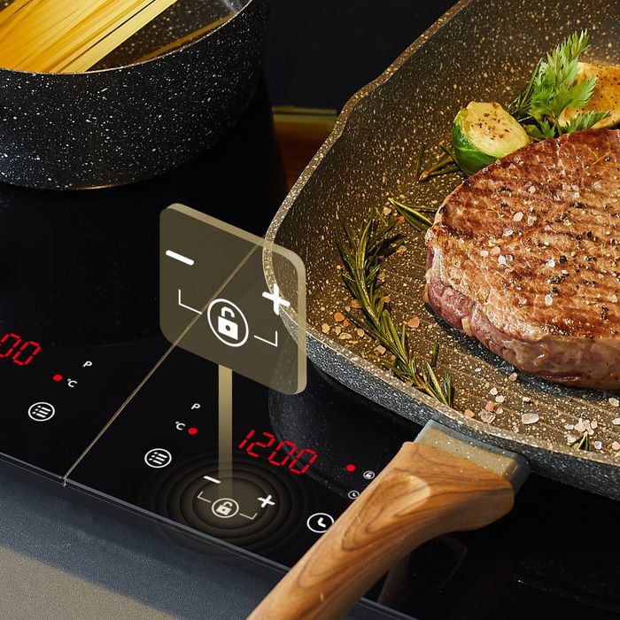 Plită cu inducție dublă Ciarra CBTIH2