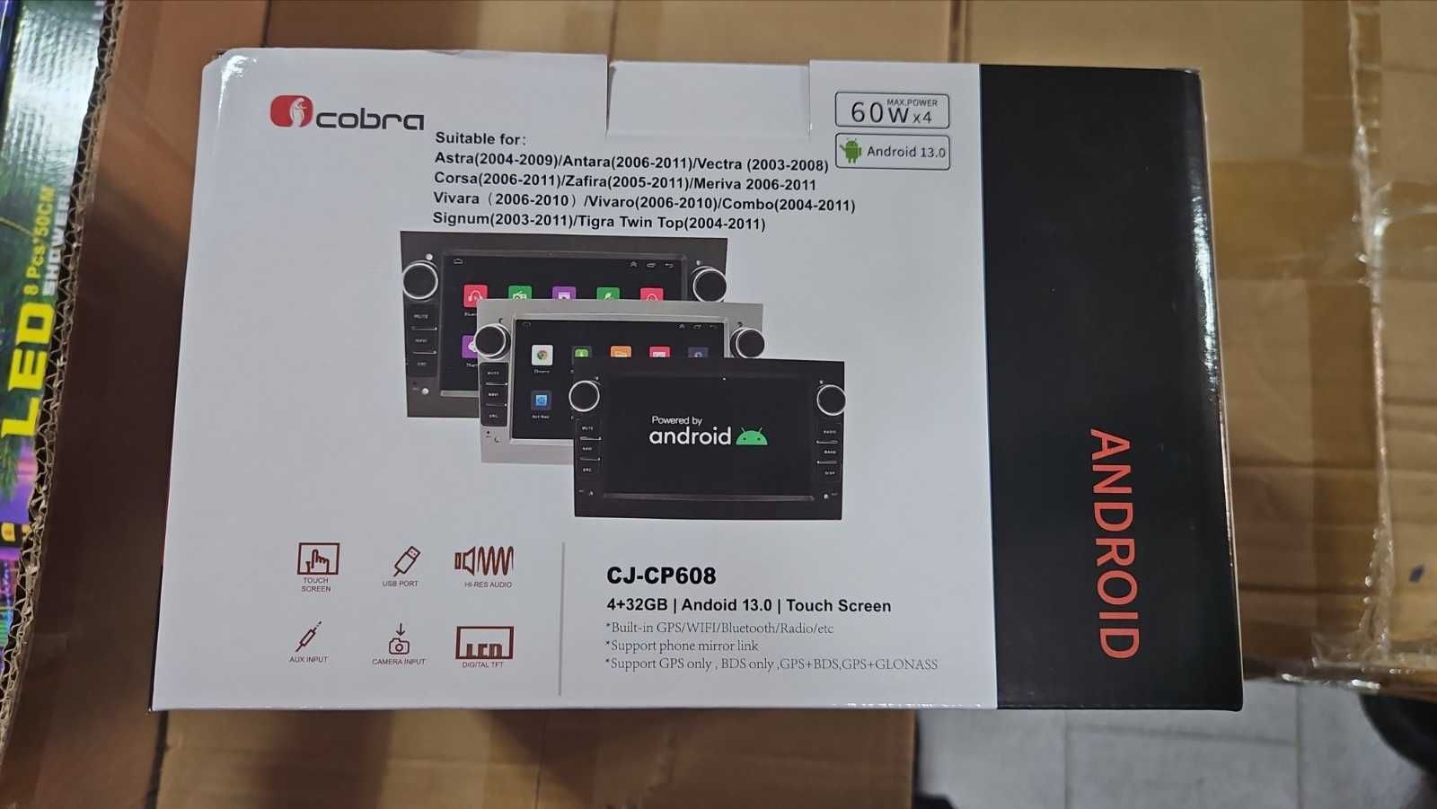 Мултимедия за Opel ANDROID 13, 4 ГБ РАМ 32ГБ РОМ DVD