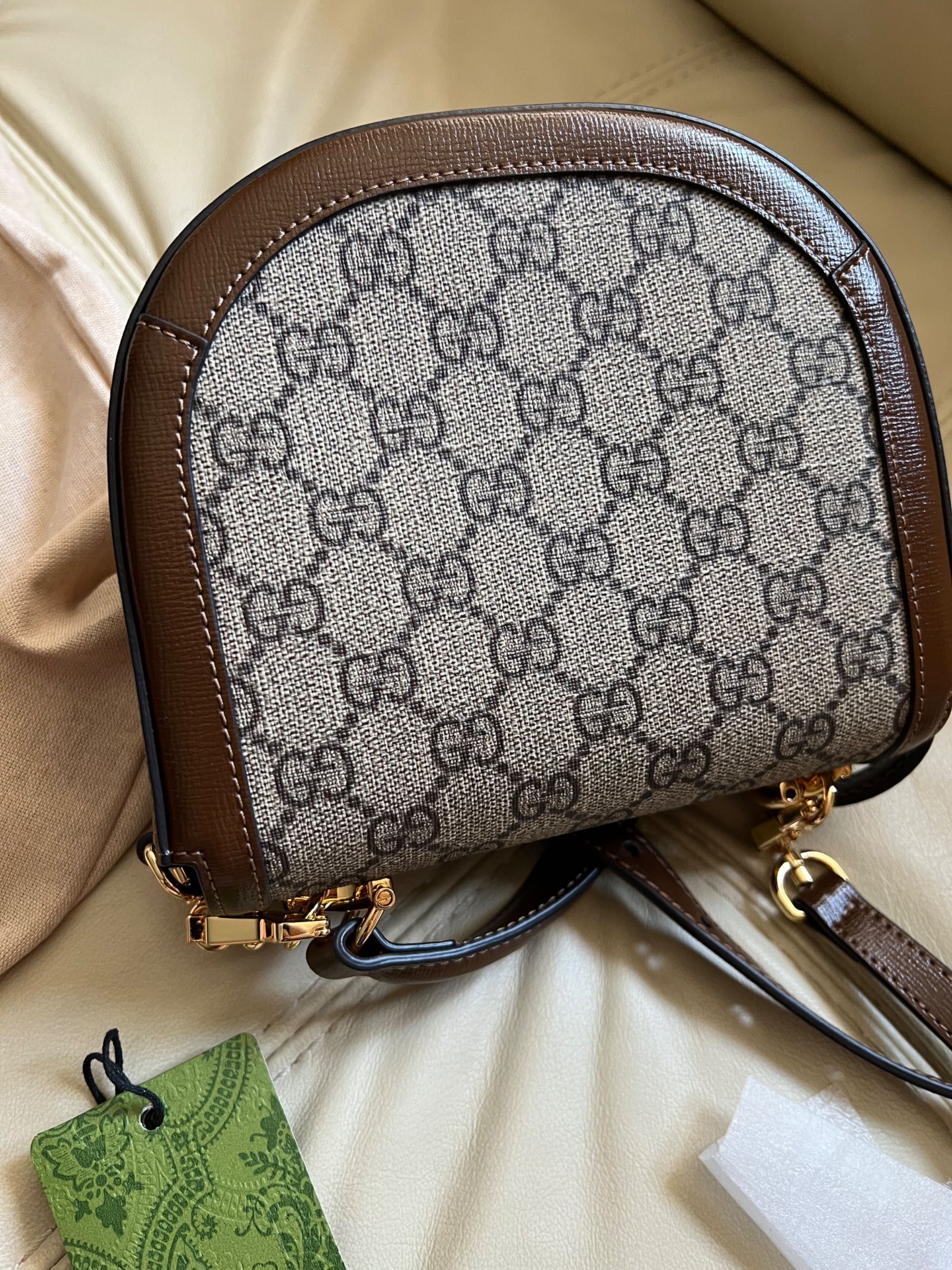 Оригинална дамска чанта Gucci Horsebit 1955 Mini Rounded Shoulder Bag.