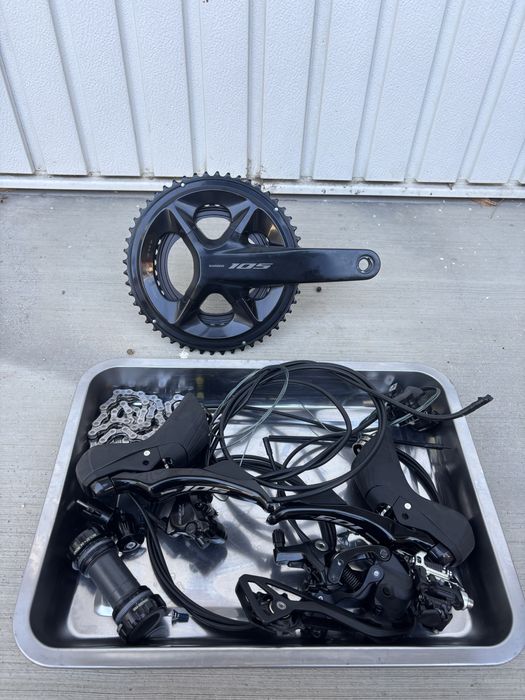 НОВ! Shimano R7100 2x12 механичен монтаж