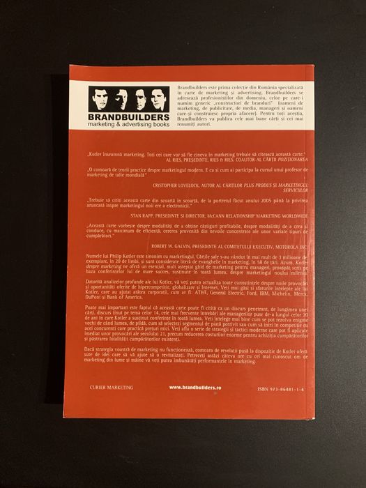Kotker set 3 carti Principiile Marketingului, Managementul Marketingul