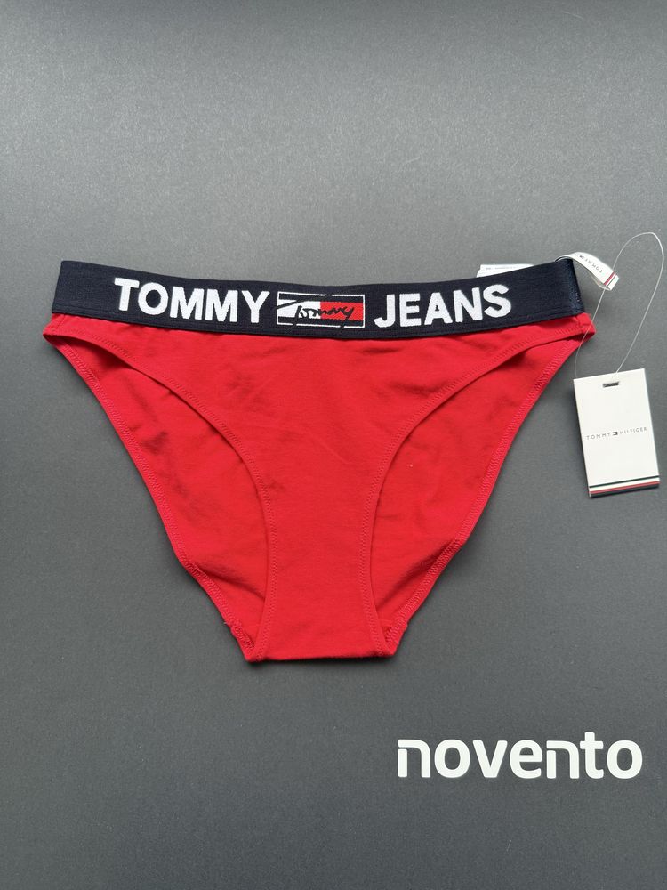 Комплект бикини в зелено и червено Tommy Jeans /S/