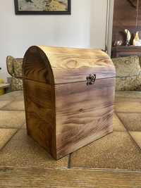 Cutie de lemn ars