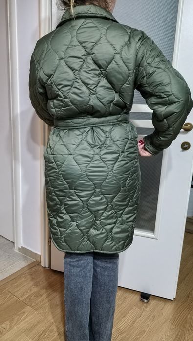 Geaca lunga de dama toamna/iarna - NOUA - Made in Ucraina - OCAZIE