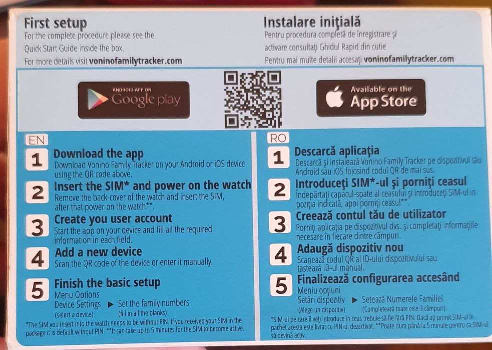 Ceas cu sim pt copii