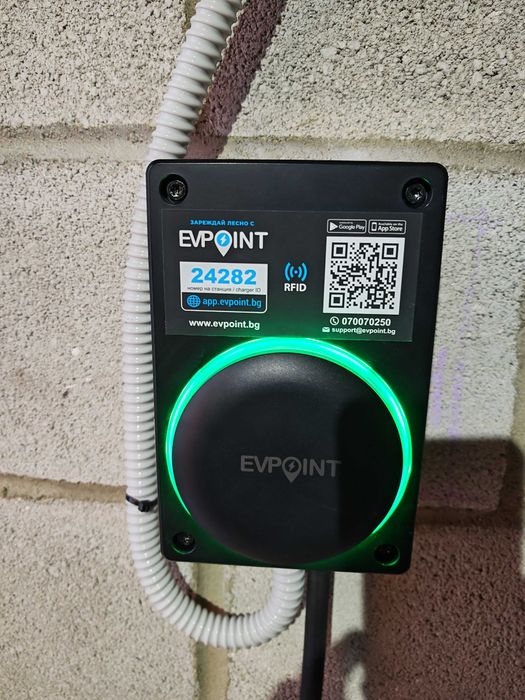 Зарядна станция за електромобил EVPoint 7,4 Кw монофазно