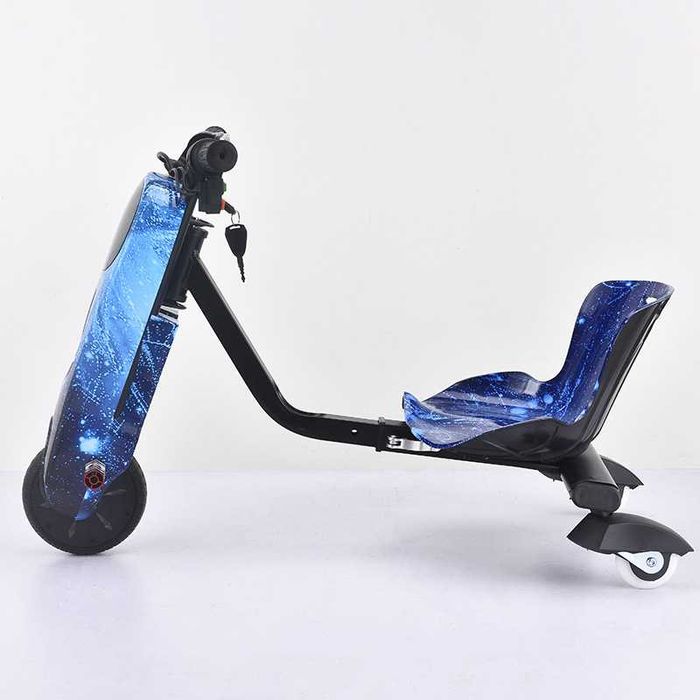 Електрическа дрифт триколка 150W – Син металик