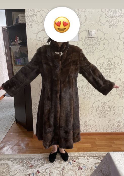 Норковая шуба размер L (48)