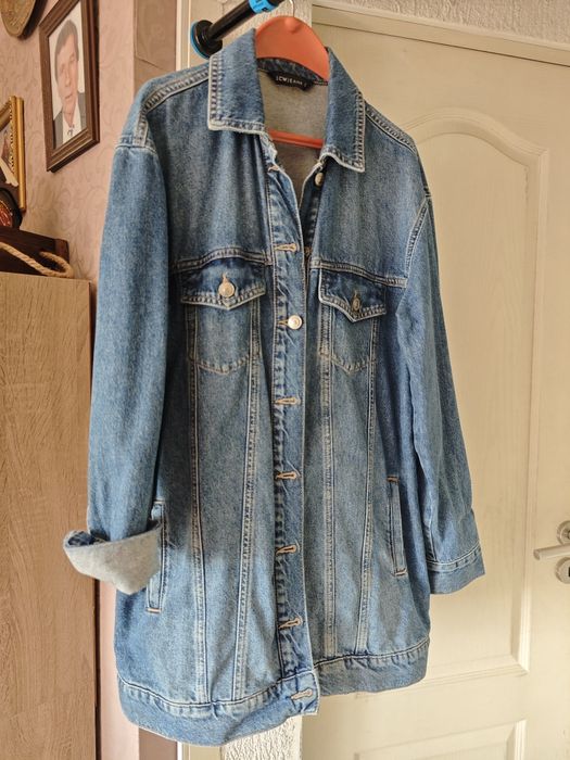 Дълго дънково яке