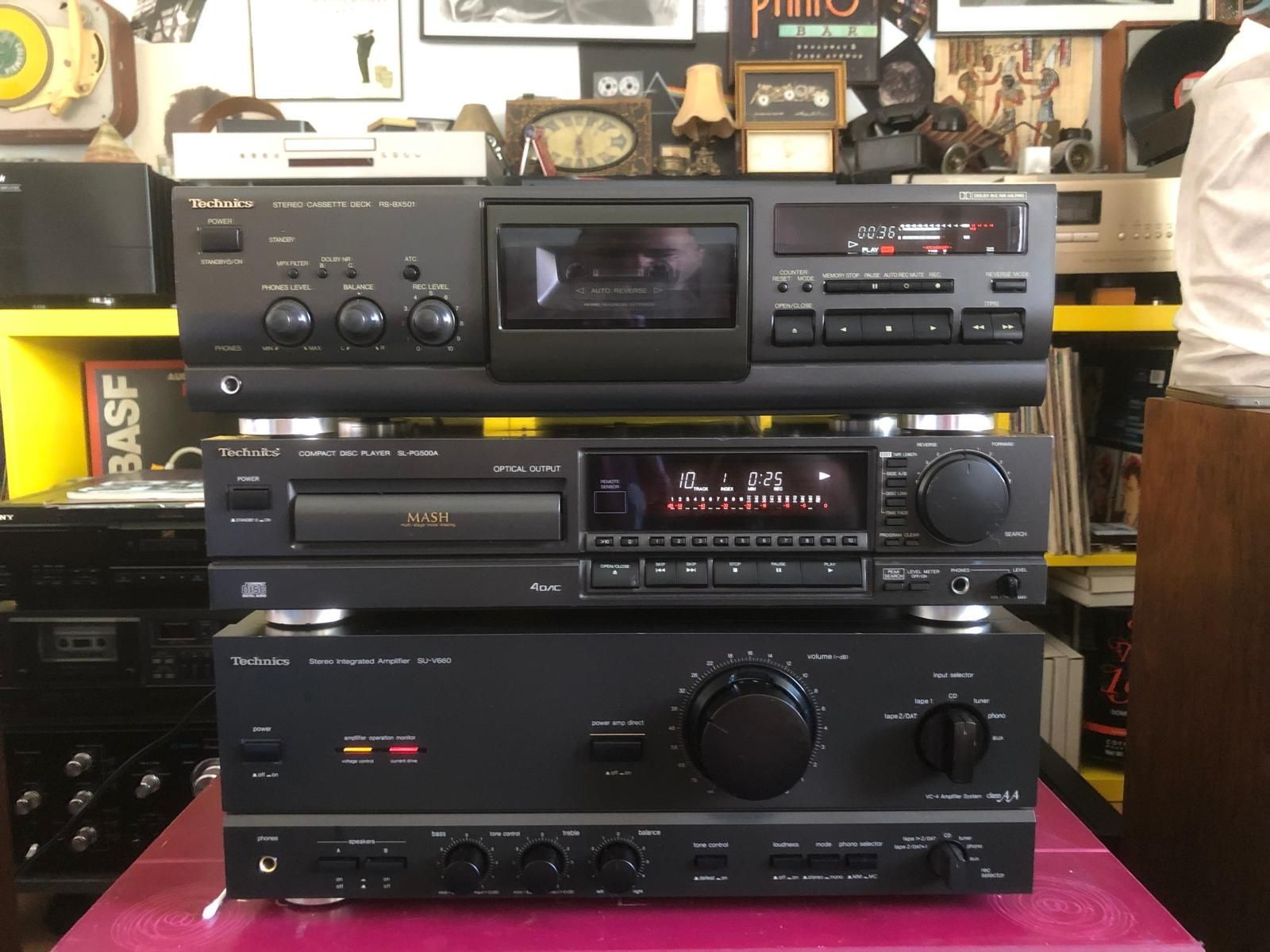Linie Technics SU-V 660, Cd  Technics SL-PG500a, Technics RS-BX 501