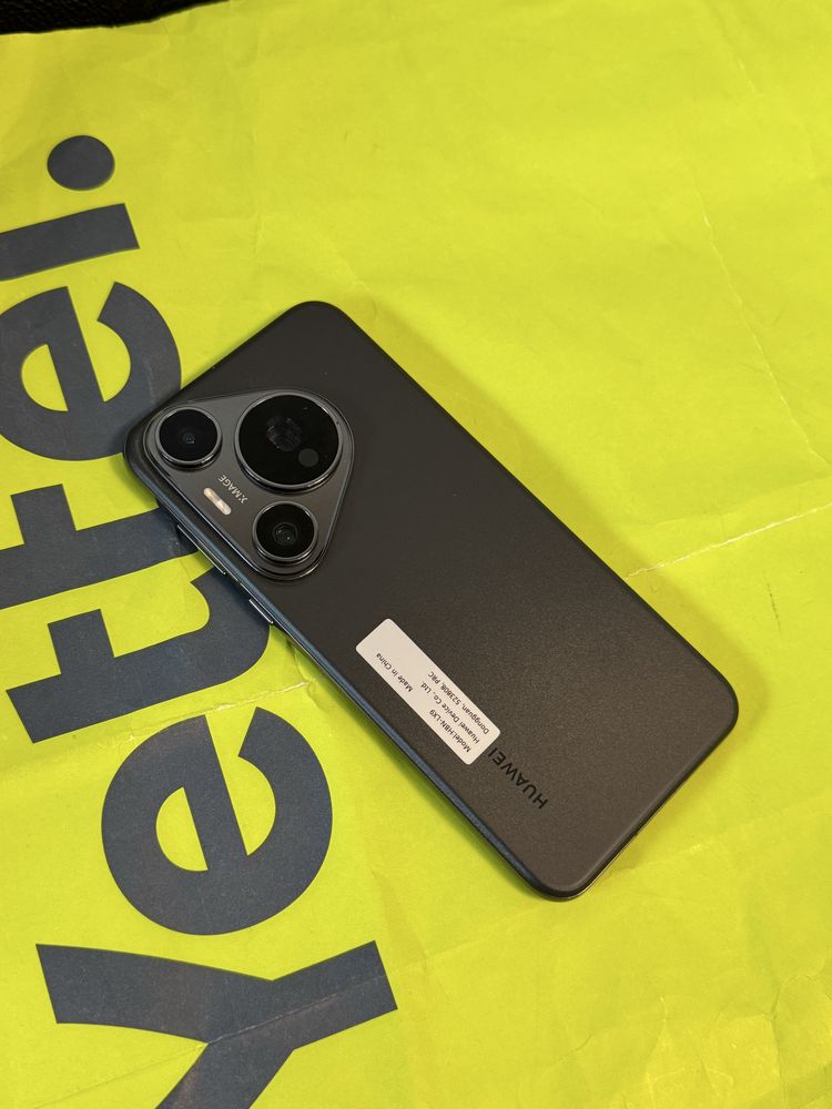 КАТО НОВ 512GB Huawei Pura 70 Pro Гаранция Yettel 2028 Black