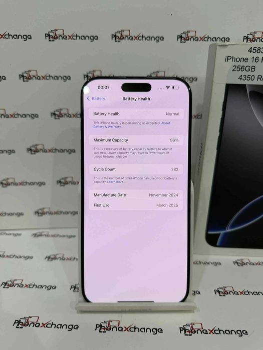 iPhone 16 Pro Max Black Neverlocked 256GB