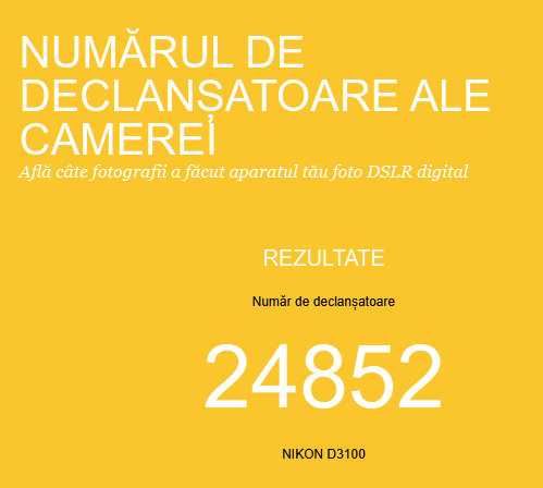 Aparat foto Nikon D3100 + obiectiv 18-105