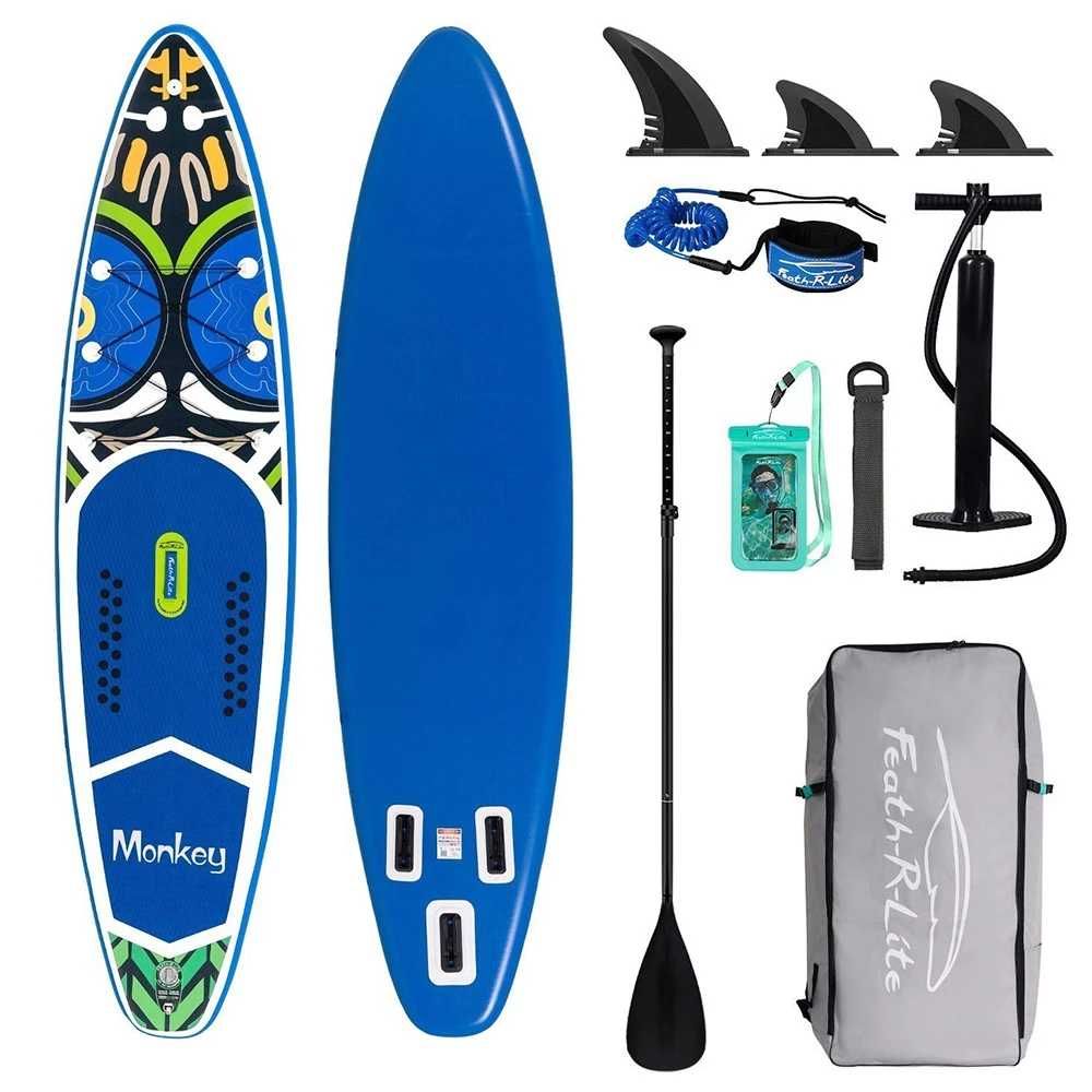Надуваем падълборд НОВИ SUP FunWater KOI MONKEY Paddle Board в кашон