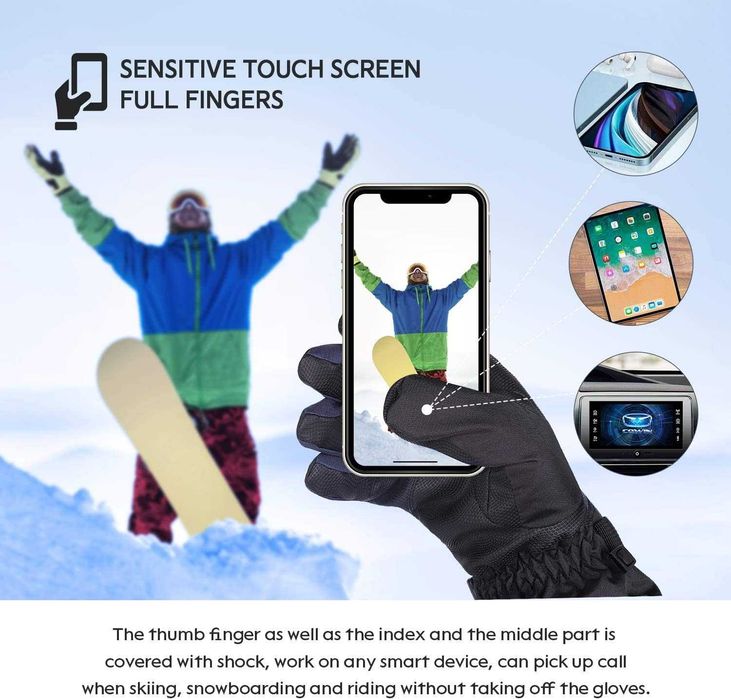 Manusi ski, munte, BRIGENIUS,XL