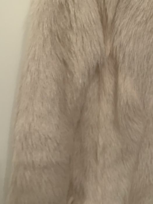 Палто от естевена агнешка кожа на Zara