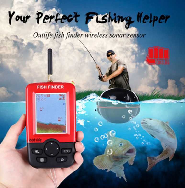 Сонар ехолот Fish Finder подходящ и за лодки за захранка с тунинг