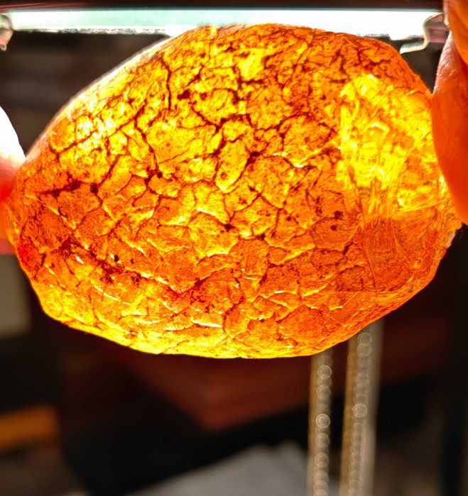 Голям Самороден Необработен Кехлибар Янтар 210,8 карата