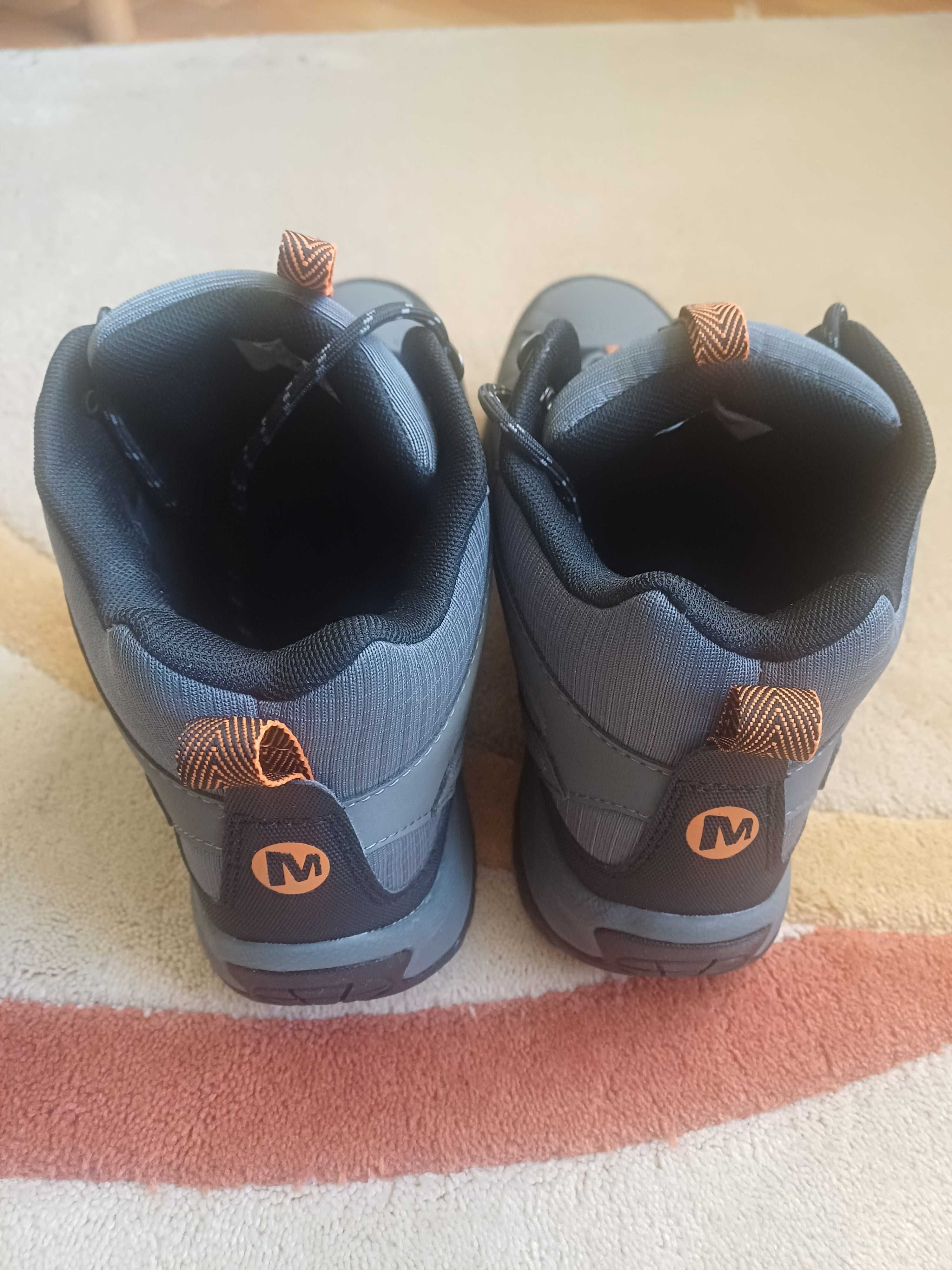 Ghete Merrell Bryce Mid GTX 44 NOI impermeabile