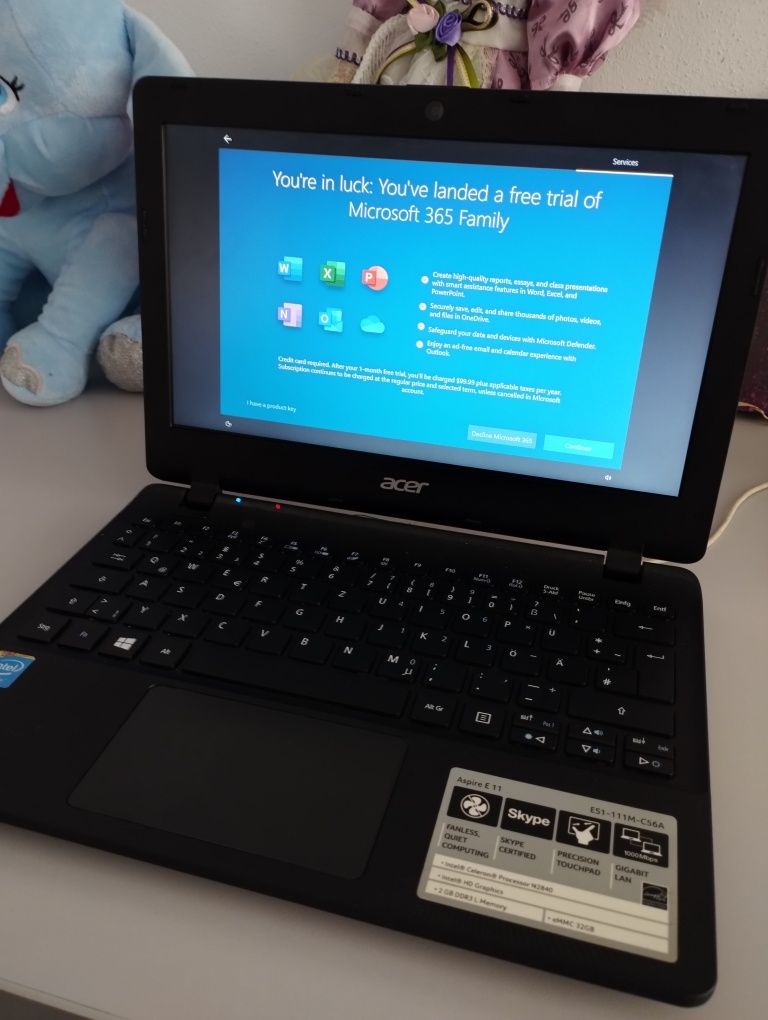 Acer aspire E11 fara incarcator