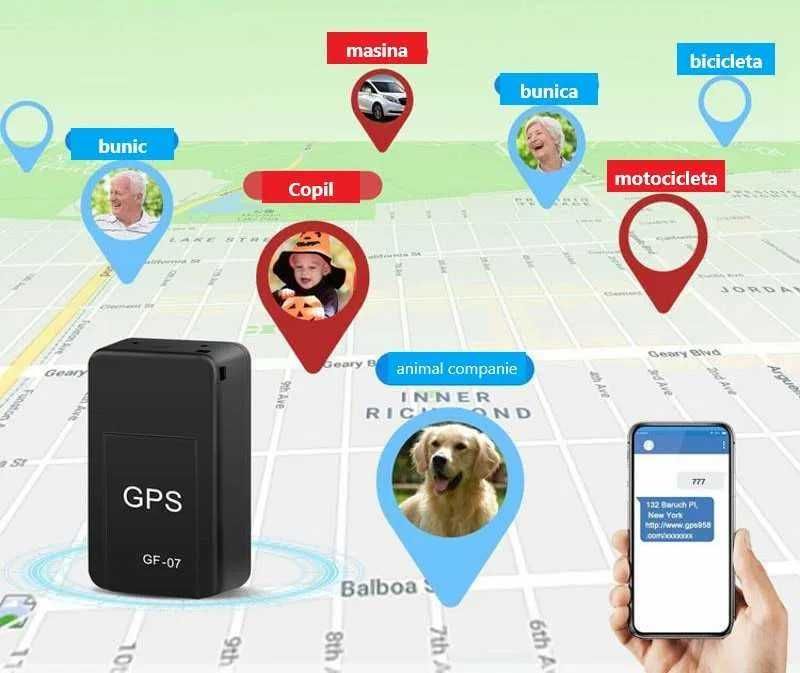 Localizator tracker Gps magnetic GF-07