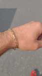 Bratara aur 14k arata foarte bine model versace