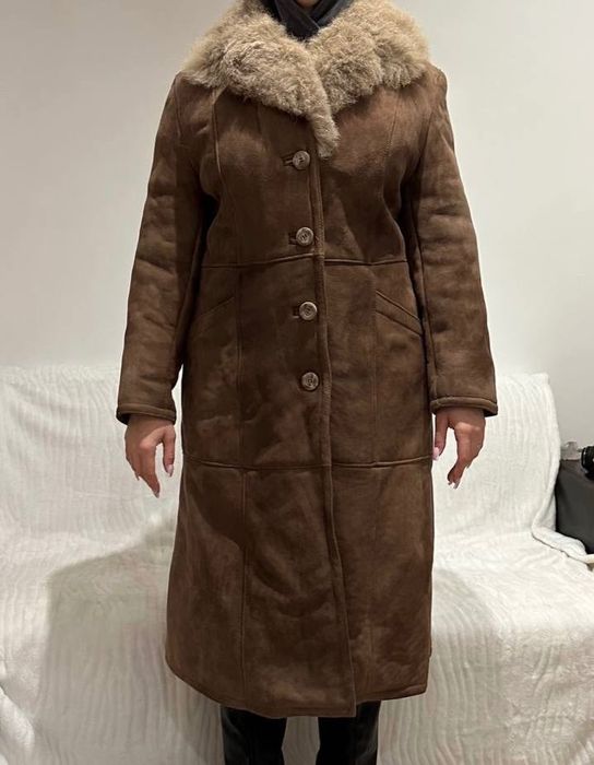 Кожух палто от овча агнешка кожа