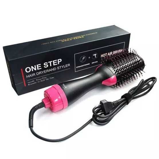 Електрическа четка за коса, Onestep 1000 W, Сушене, Изправяне, 2в1