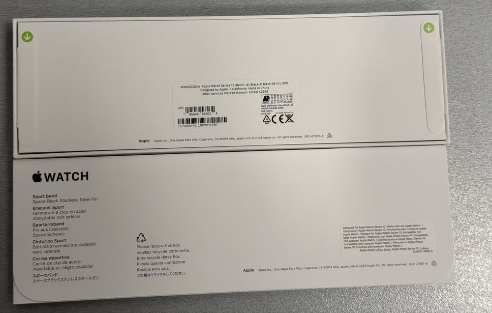 Продавам нов Apple Watch S10 46mm