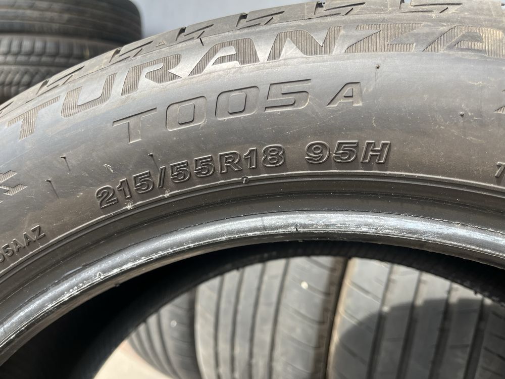 4 бр. летни гуми 215/55/18 Bridgestone DOT 3619 5-5,5 mm