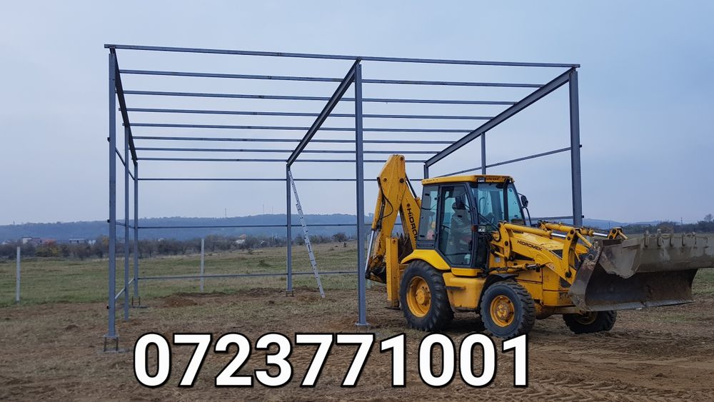 Vand hala metalica 8x19x4 cu panouri sandwich