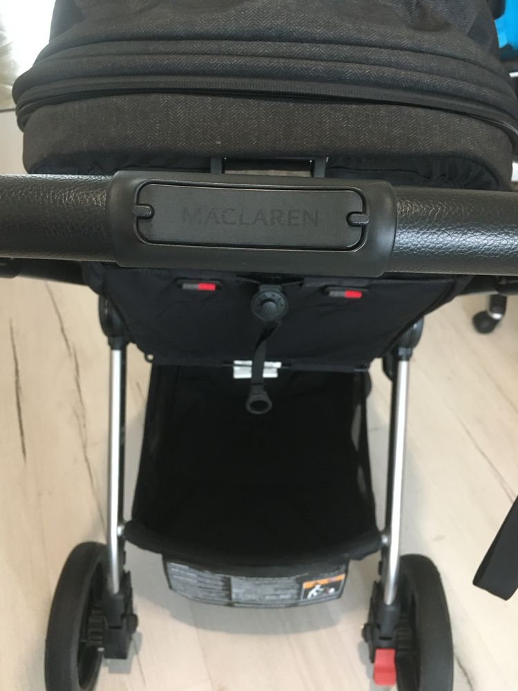 Детска количка Maclaren DAYTRIPPER black HERRINGBONE