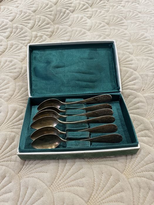Набор ложек мельхиор