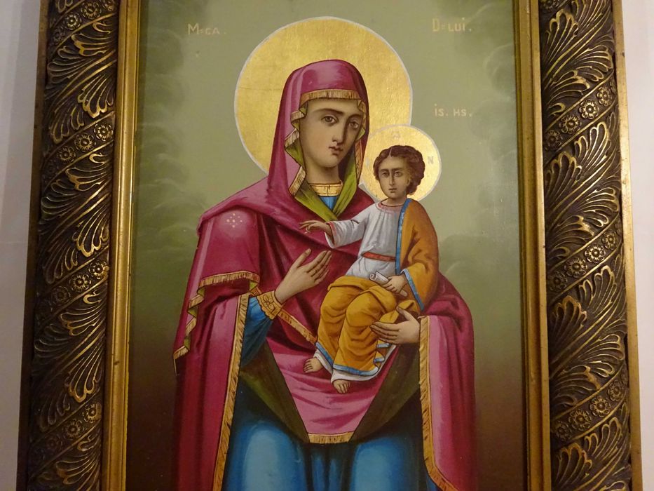 Icoana pe lemn, “Maica Domnului cu Pruncul - Calauzitoarea”