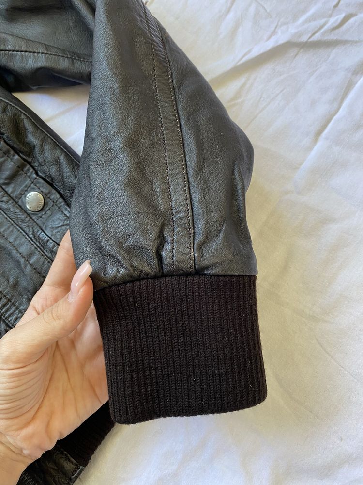 Gipsy by mauritius geaca de piele naturala (nu nike, stussy, adidas)