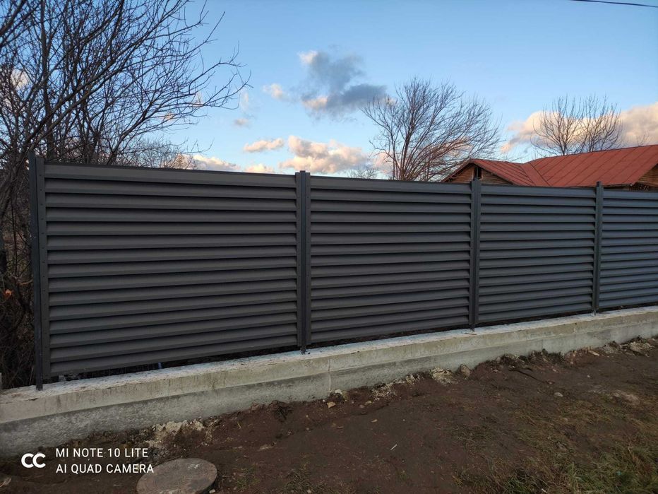 Garduri din sipca metalică plasa burdurata jaluzele orizontale