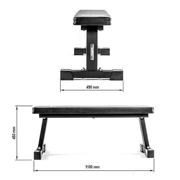 -20% Права Пейка / Flat Bench / Хоризонтална Пейка за Гърди /