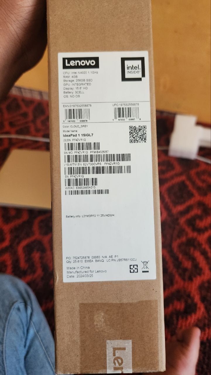 Lenovo kafolat bilan!
