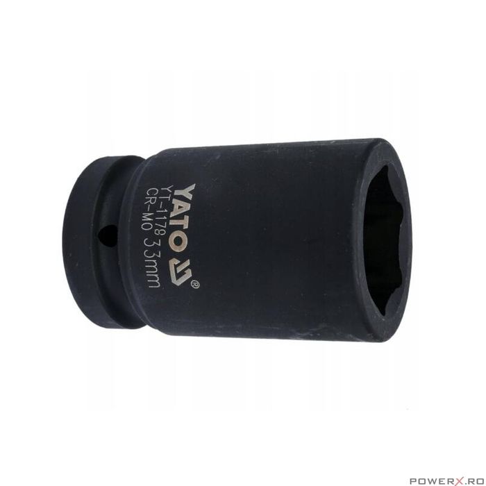 Cheie tubulară hexagonlă de impact adânca 1" 33 mm, Yato