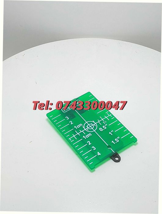 Placa Tinta Pentru Nivele Laser Plastic Verde Neo