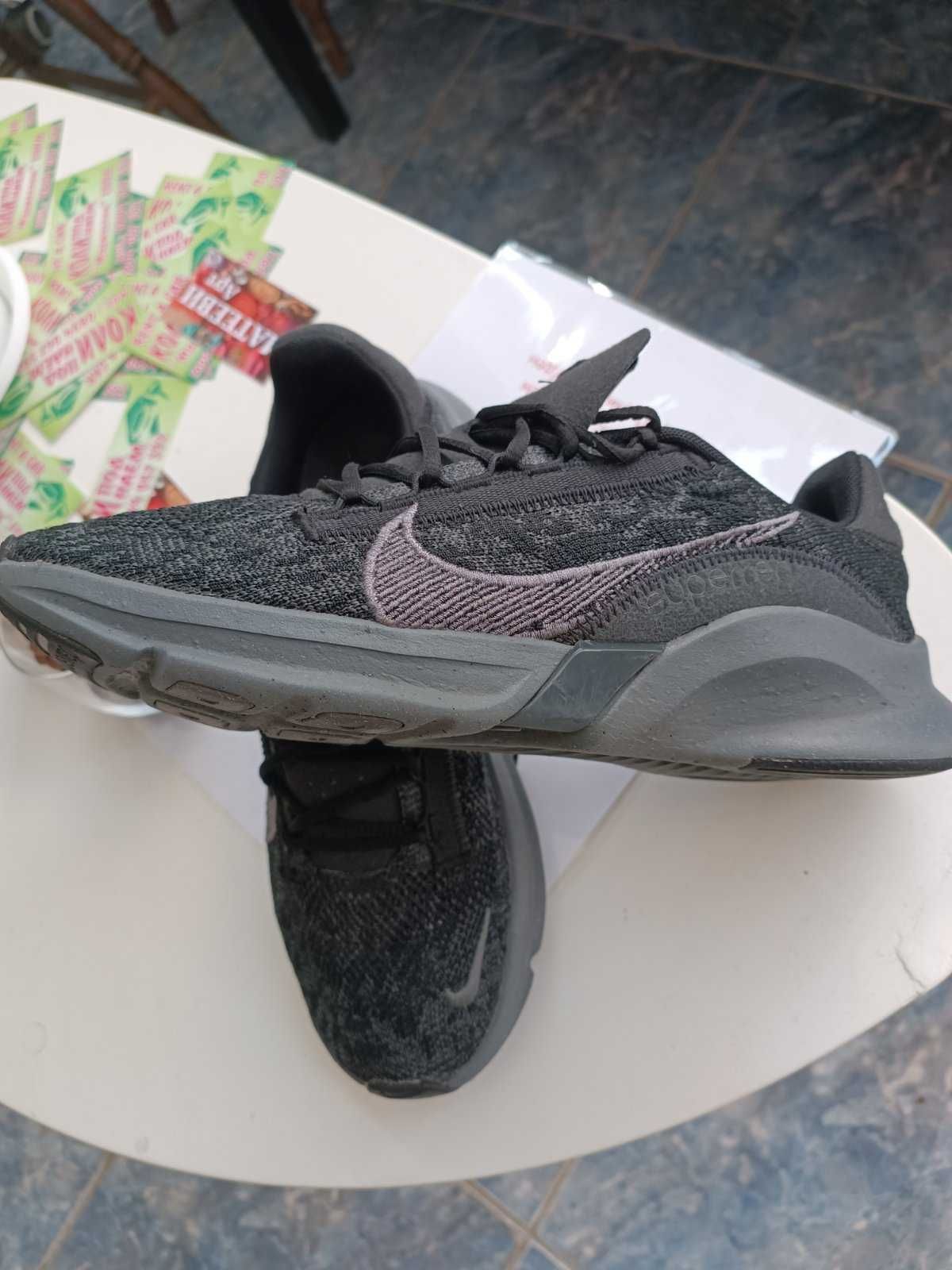 Обувки NIKE SuperRep Go 3 Next Nature Flyknit за тренировка, Черен #43