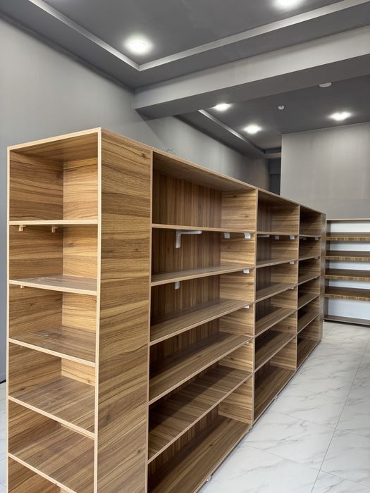 Buyurtma asosida | Do’kon uchun Mebel Vitrina, Stelaj va Polkalar