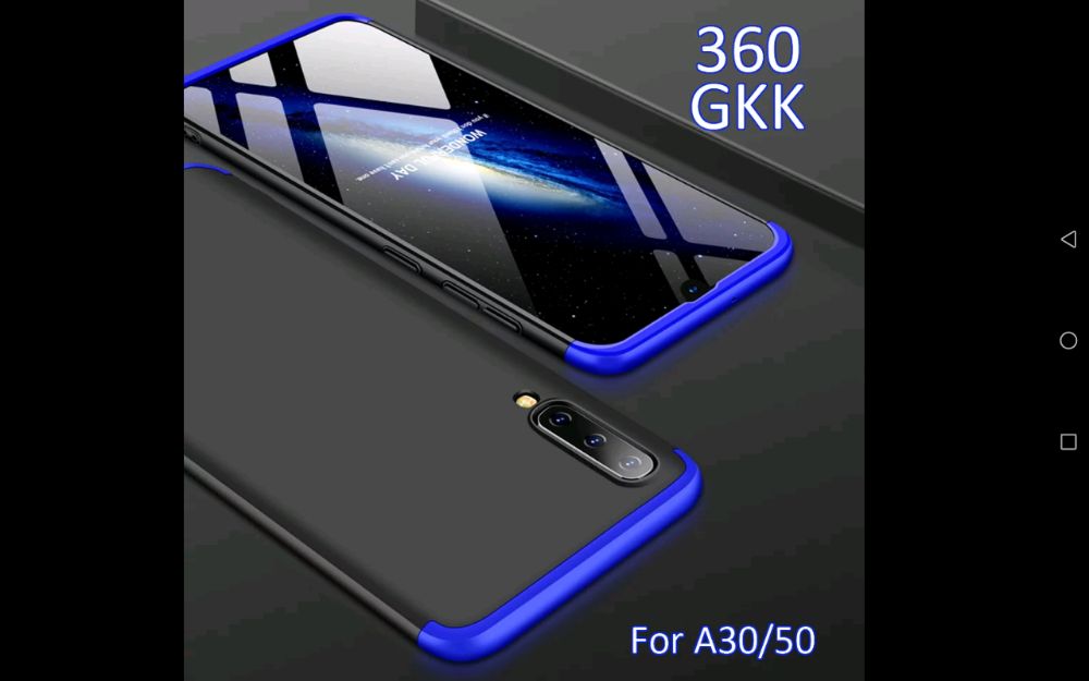 Samsung Galaxy A30s A50 A70 A40 / GKK 3в1 твърд мат кейс