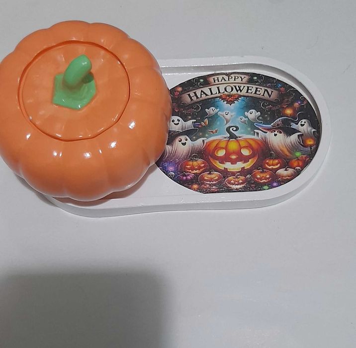 Dovleci cu ceara din soia și tavita pt halloween