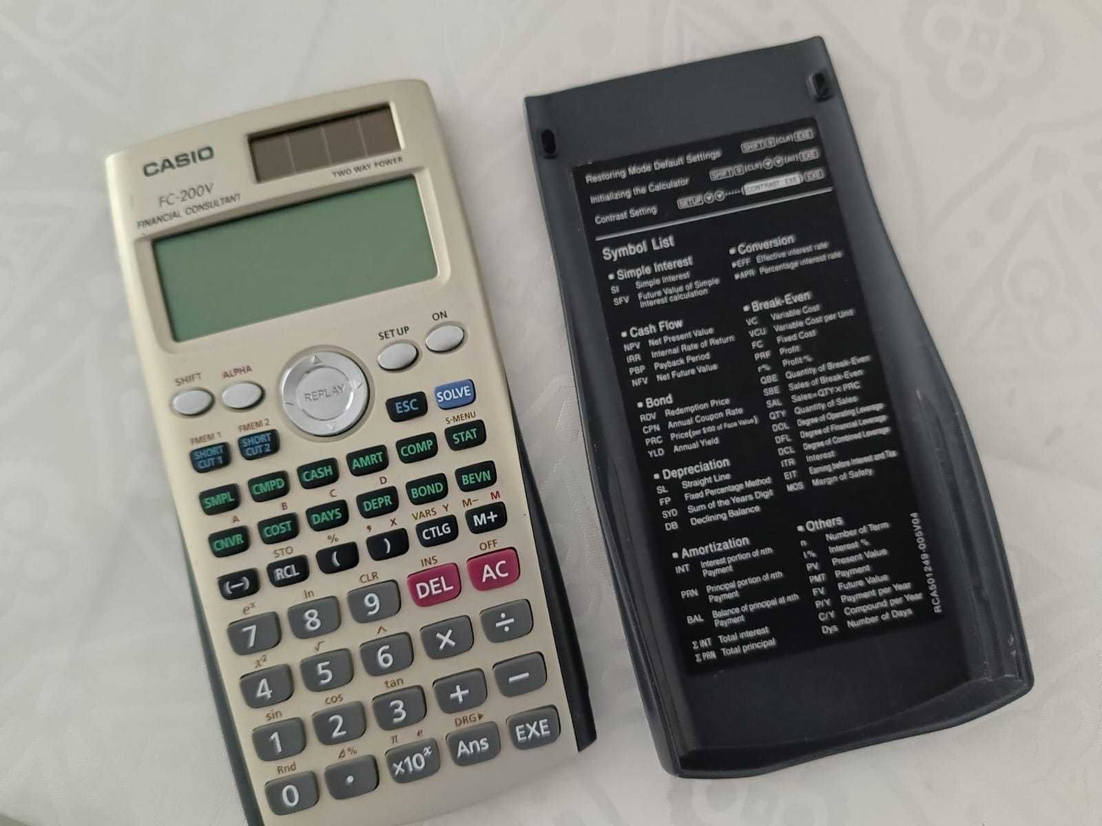 Финансовый калькулятор Casio FC-200V