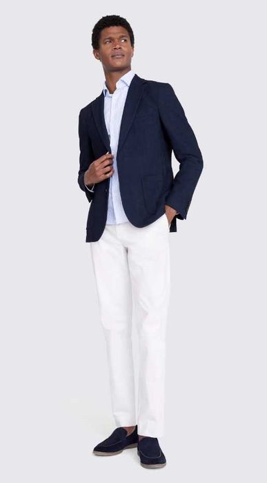 Sacou blazer slim 48 M de lux Eduard Dressler NOU lana moale in