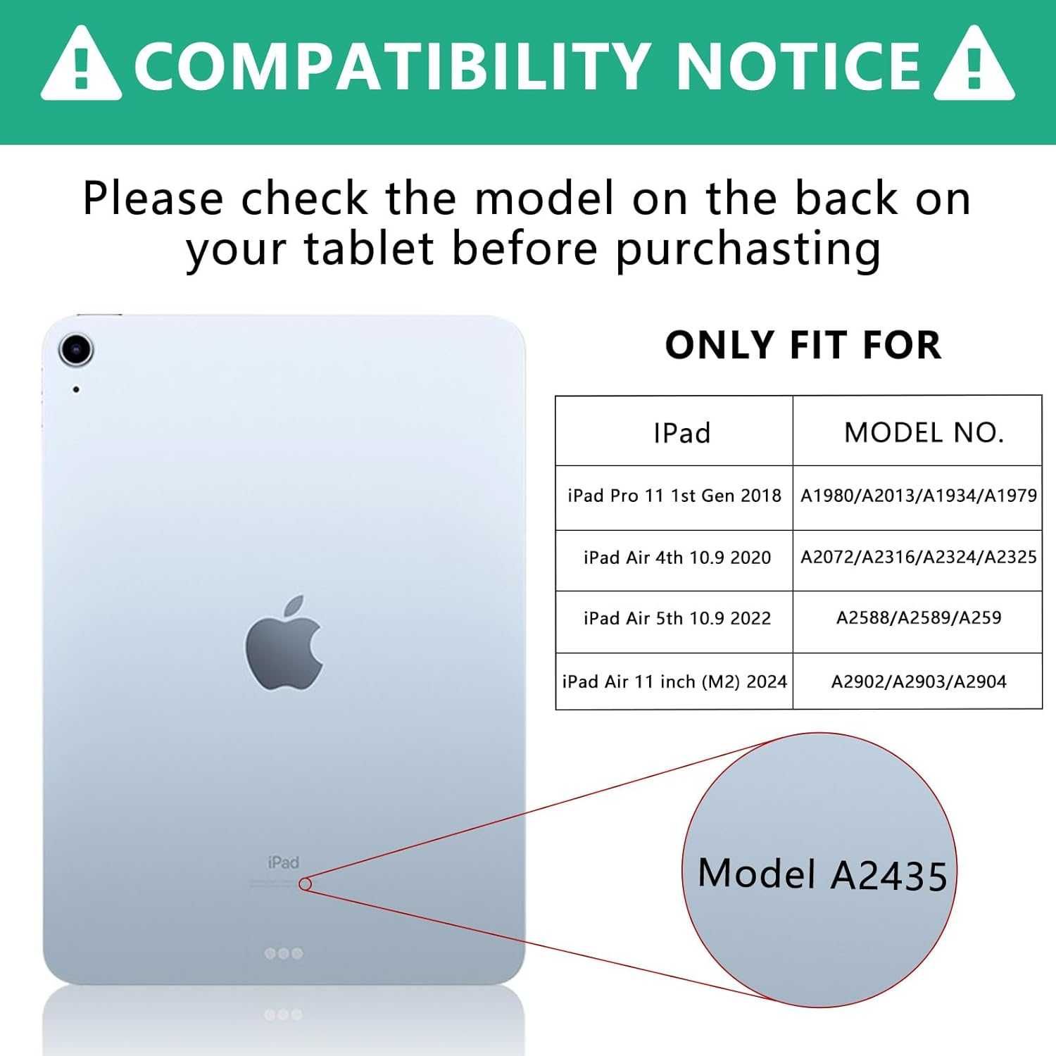 Калъф с клавиатура за iPad 10.9" Air 5th 2022/Air 4th 2020