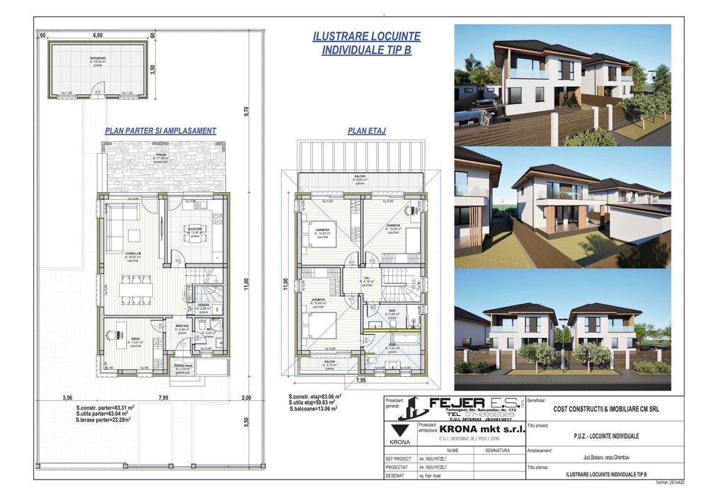 Ansamblu case noi Ghimbav