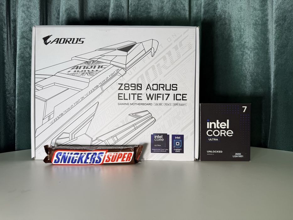 Ultra 7 265K | Gigabyte Z890 Aorus Elite ICE | Бесплтаная доставка