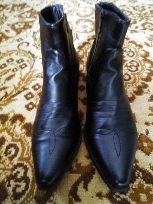 Cizme cowboy/western  bărbătești piele noi